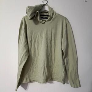 Men's Green Light Sweater with Hoodie by FashionNova in Small size